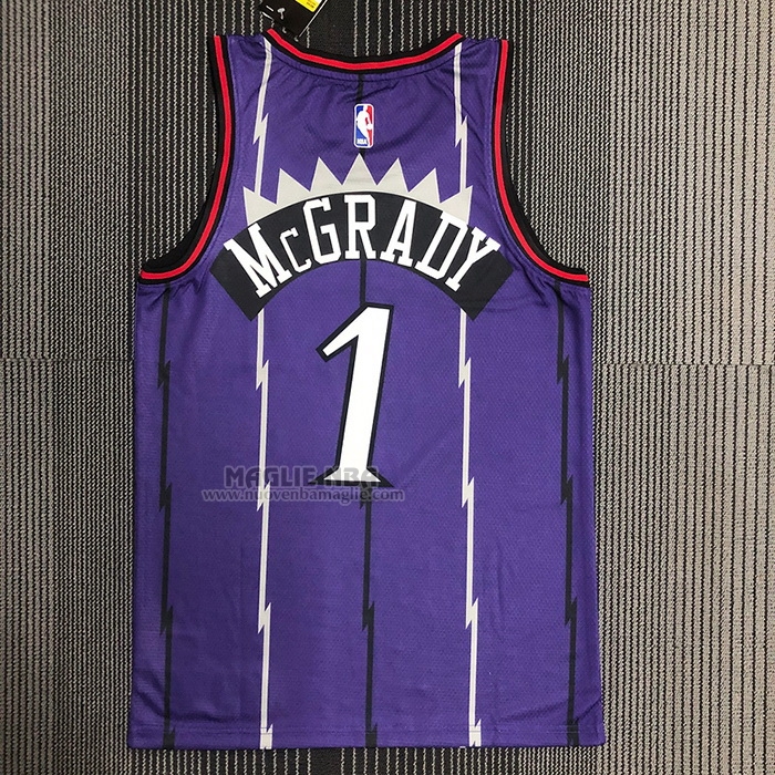 Maglia
 Tracy Mcgrady NO 1 Toronto Raptors Classic Edition Viola
